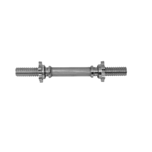 BARRA MACIÇA CROMADA RECARTILHADA C/ROSCA 0,40CM
